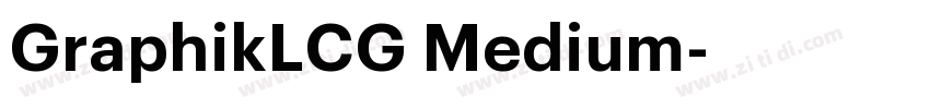 GraphikLCG Medium字体转换